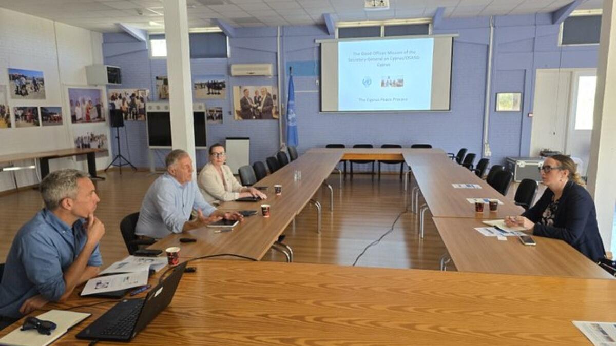 A view of the meeting.