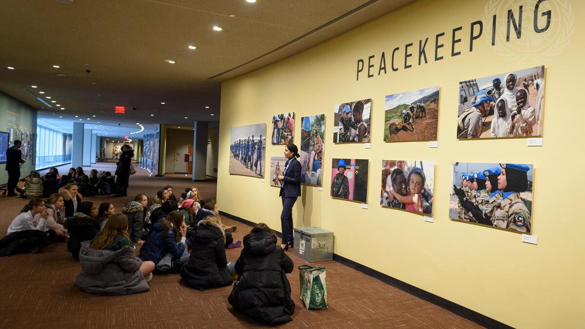 Scene at United Nations Headquarters Scene at United Nations Headquarters