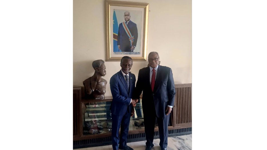 SRSG to the AU and Head of UNOAU meets Ambassador of the Democratic Republic of the Congo, Chair of the AU Peace and Security Council Jan 2026