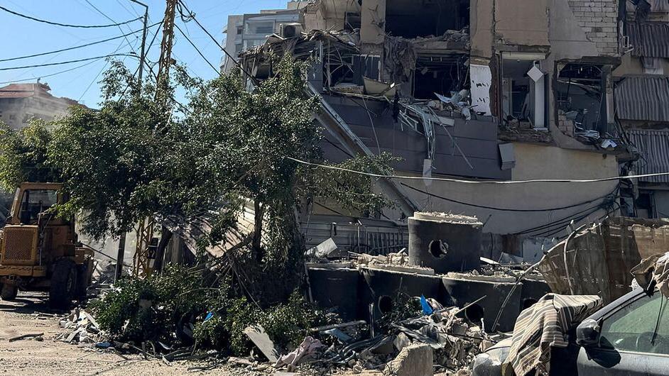  l'impact des bombardements durant l'escalade militaire des derniers jours