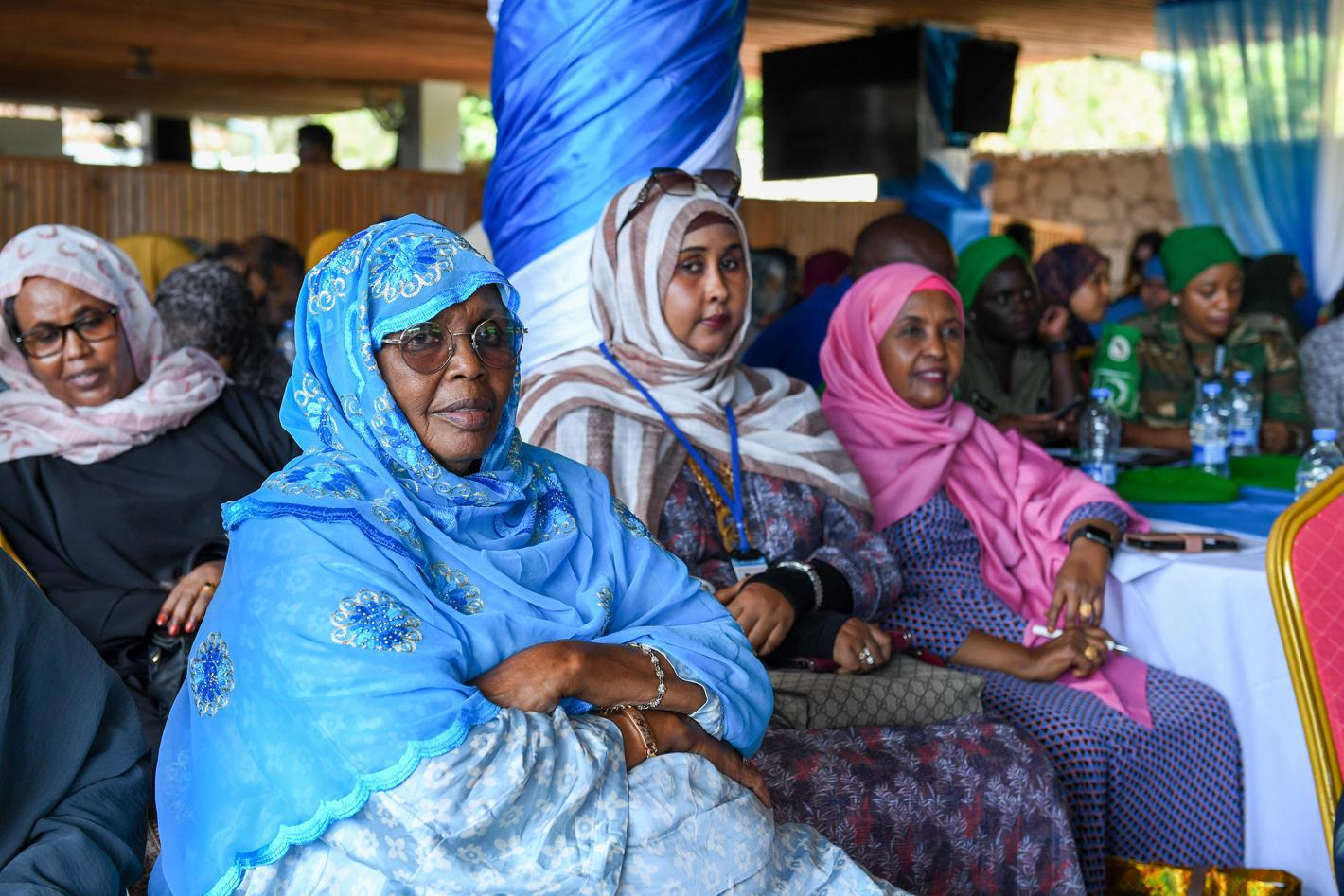 Somali women attend to event in UNTMIS