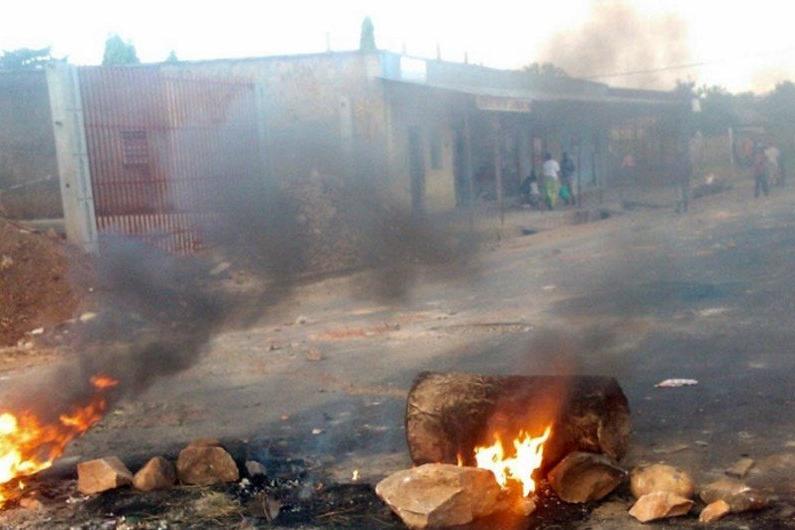 Burning barricades in Bujumbura, as turmoil erupted in Burundi.