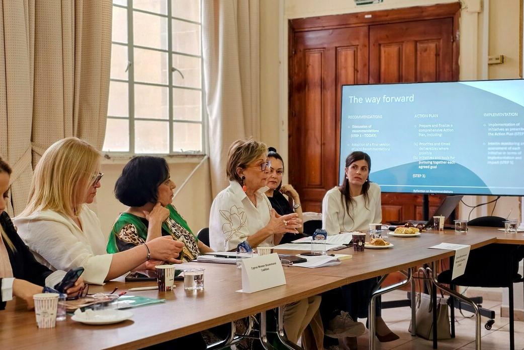 A photo taken at an event.