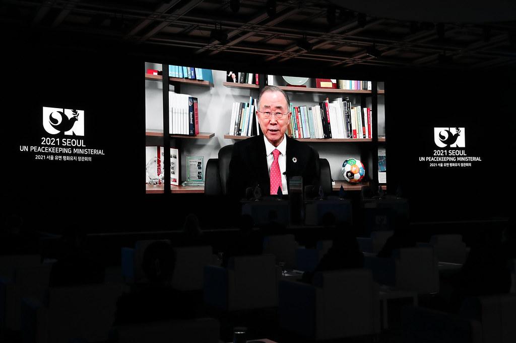 Special address by former UN Secretary-General Ban Ki-moon to the 2021 Seoul UN Peacekeeping Ministerial