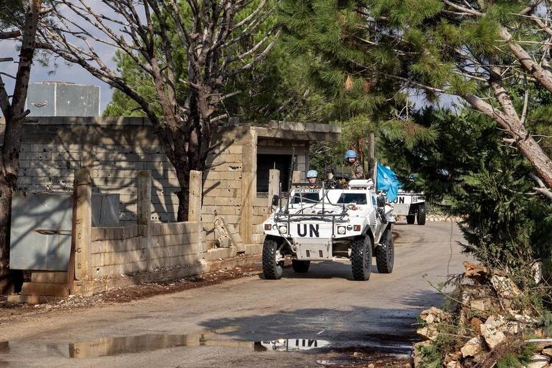 UNIFIL peacekeepers on patrol in southern Lebanon.