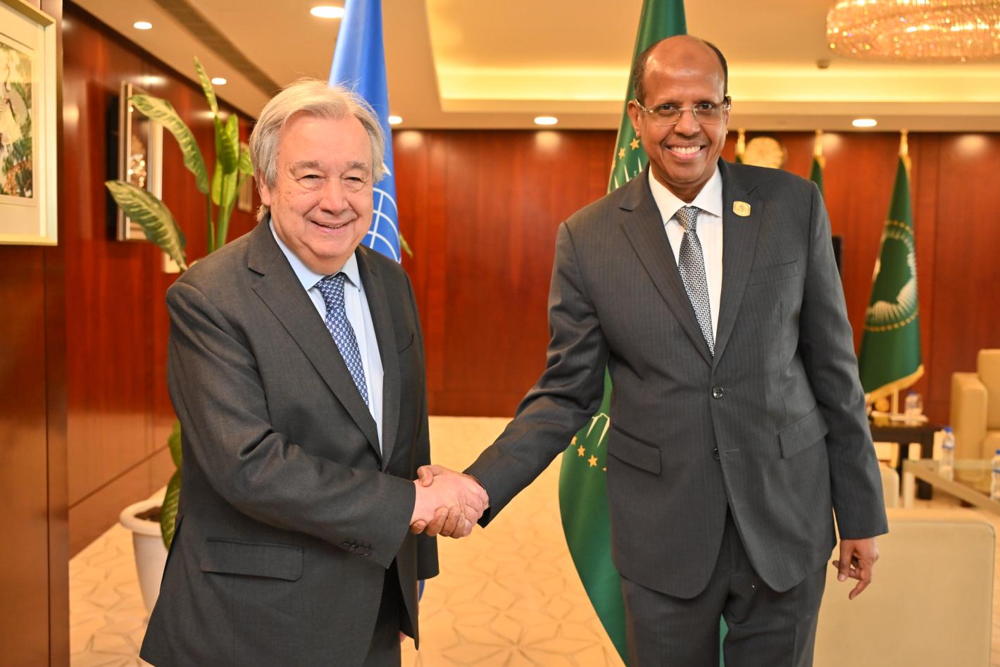 SG's Meeting with AUC Chairperson ahead of the 39th AU Summit on February 13, 2026