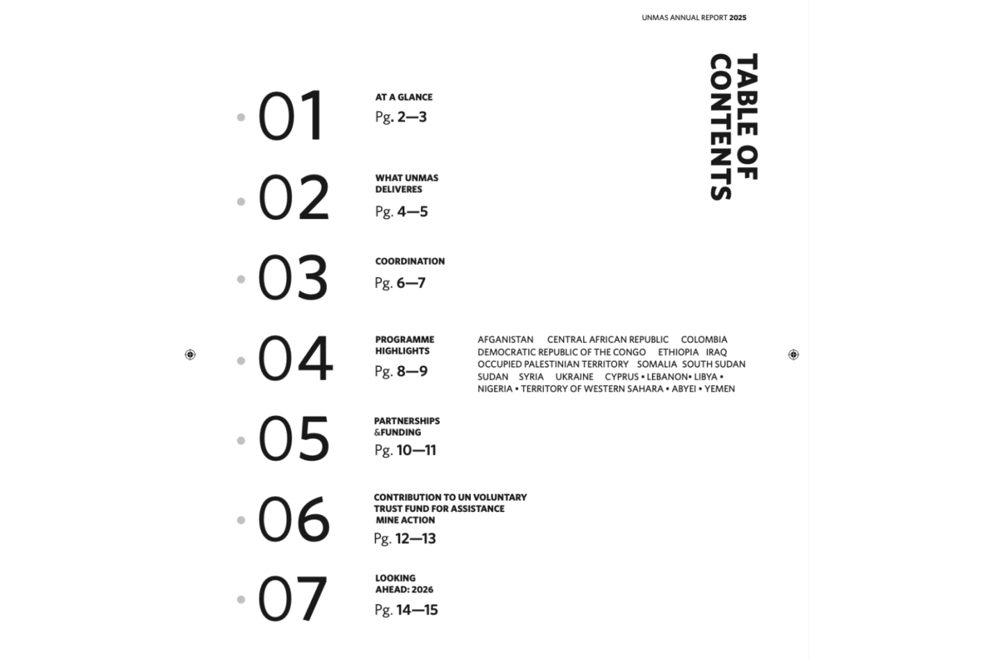 UNMAS Annual Report 2025