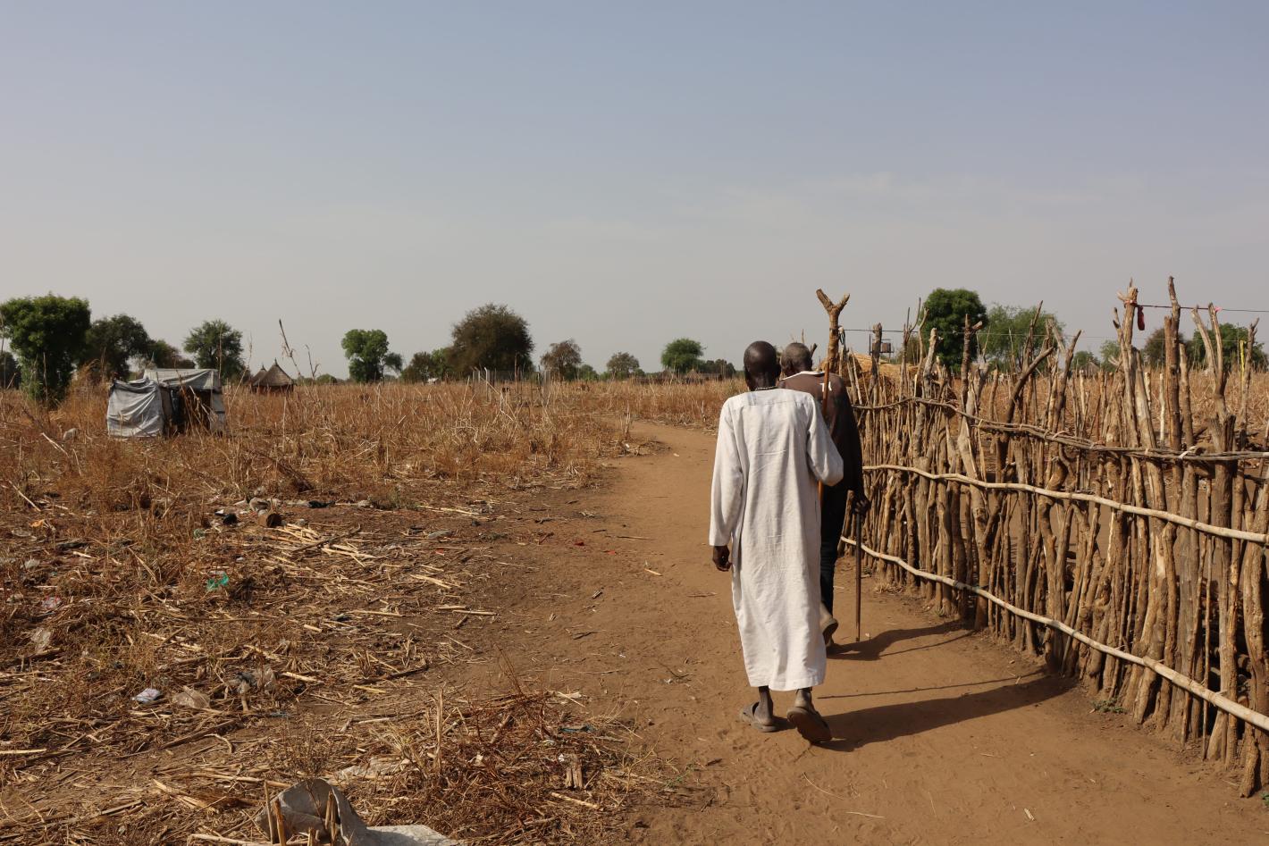 Picture of a man walking in Mangalla