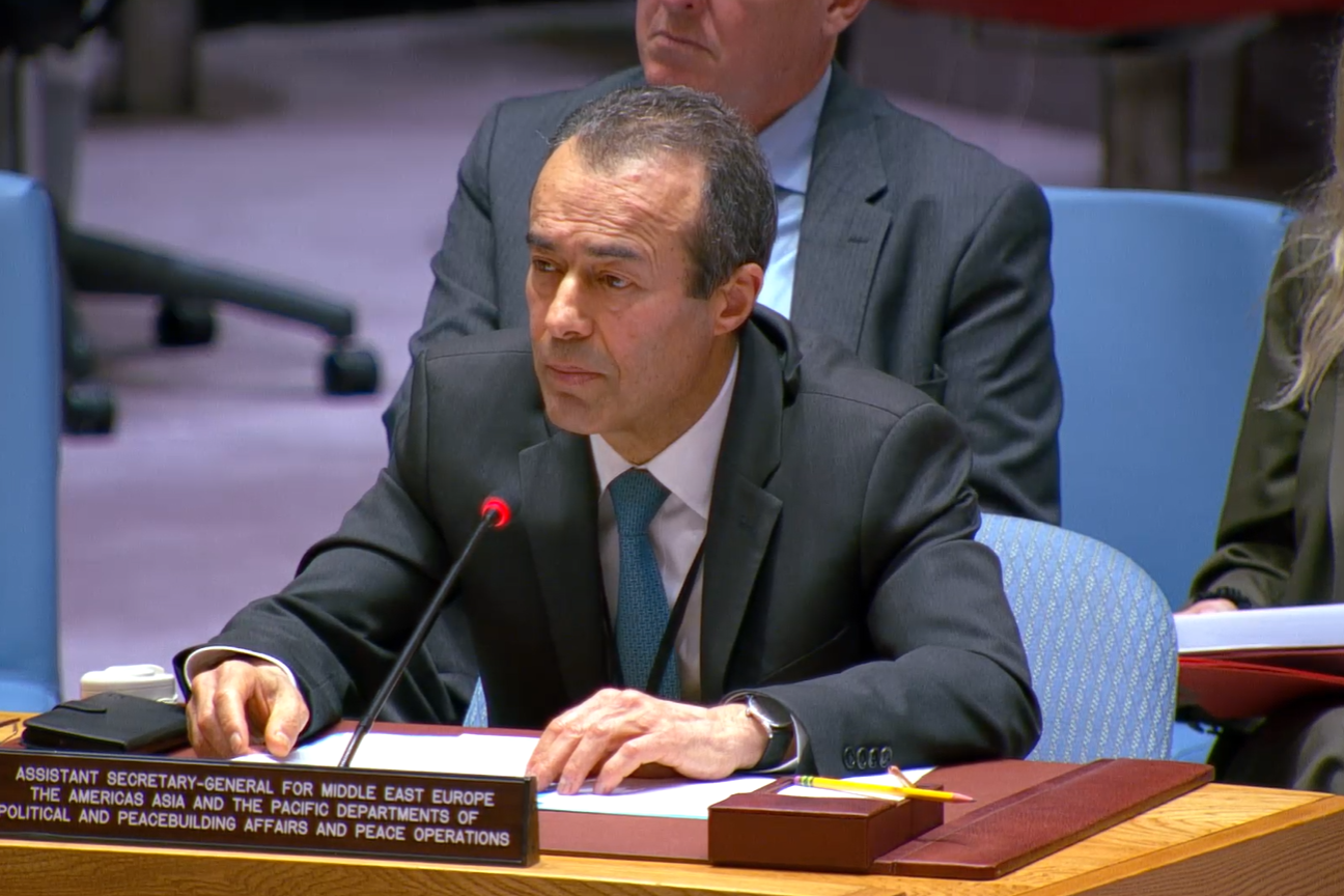 ASG Khiari briefs the Security Council