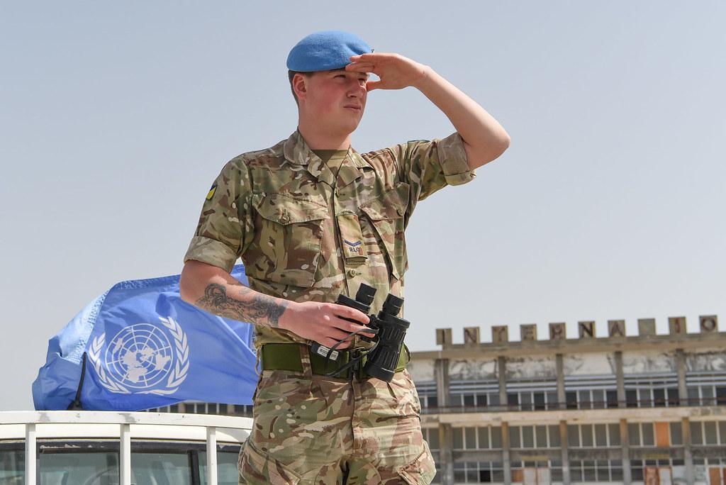 Lance Corporal Scott Lees (22) from the UK serves in the Mobile Force Reserve with UNFICYP.