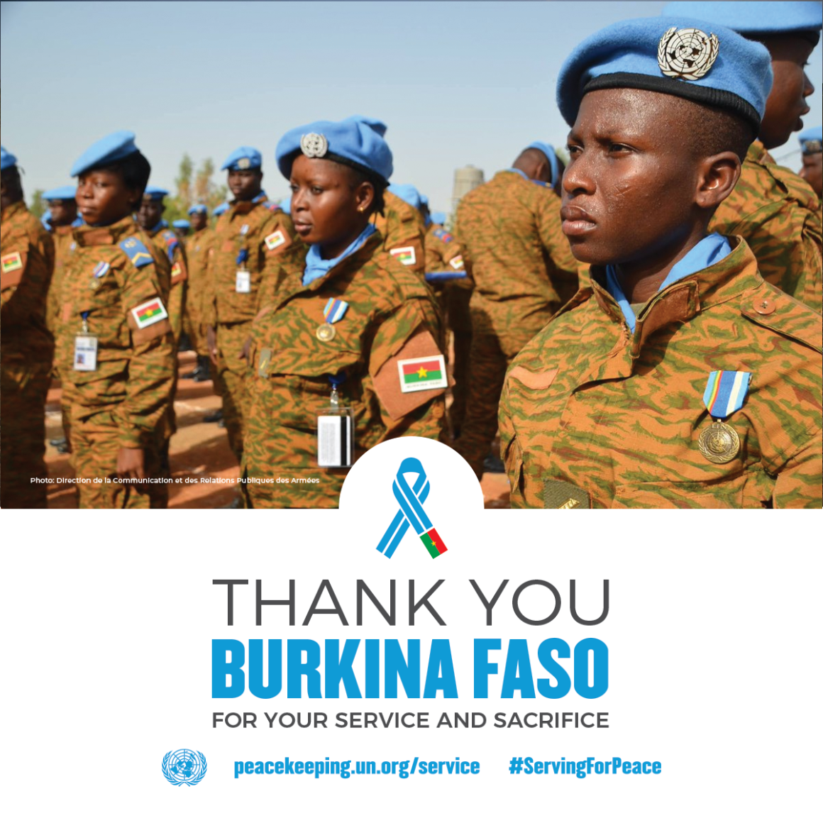 Peacekeepers from Burkina Faso