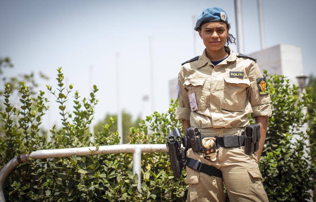Sira Bojang (29) from Norway serves as a police trainer in crime scene management with MINUSMA. (Photo: MINUSMA)