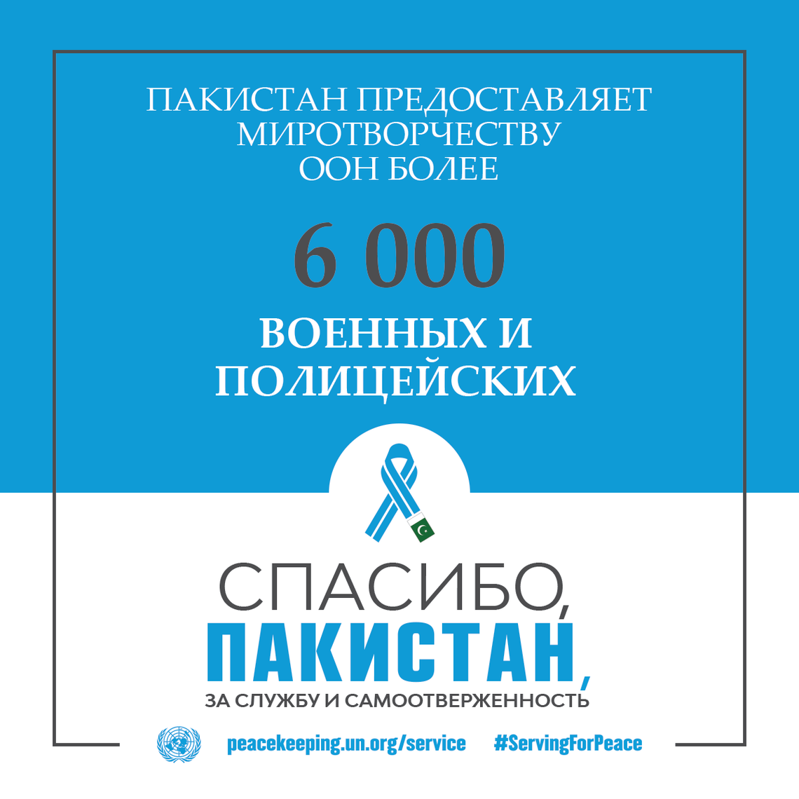Спасибо, Пакистан, за службу и самоотверженность